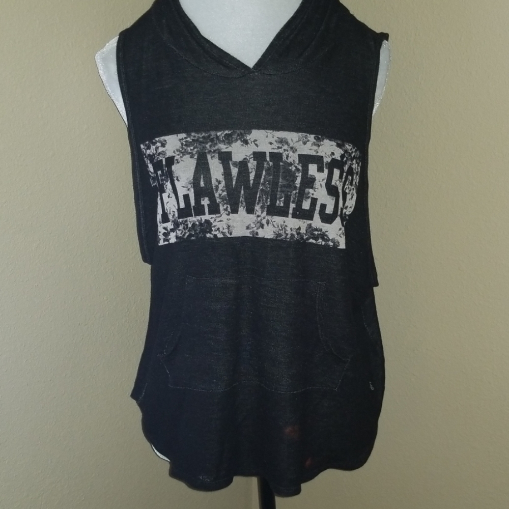 Hooded work out tank